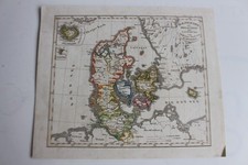 Geographical map of Denmark with Holstein and Lauenburg 1835 (36908)