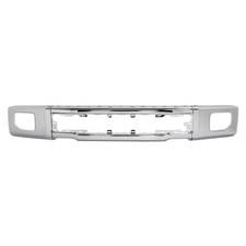 Front Bumper Face Bar W Fog Light Hole For Ford F-150 2015-2017 Black Chrome Front Bumper Face Bar W Fog Light Hole For Ford F-150 2015-2017 Black Chrome