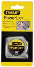 Stanley PowerLock 10 ft. L X 0.25 in. W Compact Tape Measure 1 pk