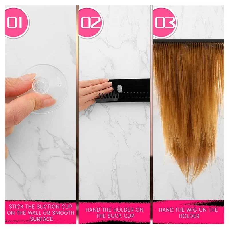 Professional Hair Extension Storage Holder Rack Hanger for Braiding Weaving - Image 3 of 4