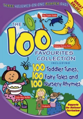 100 Favourites - Toddler Tunes / Fairy Tales / Rhymes - Sealed NEW DVD