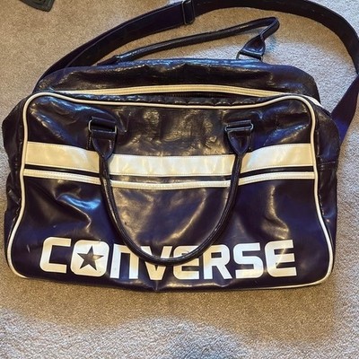 Converse vintage duffel messenger bag old school piping Y2K gym