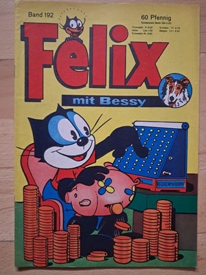 Felix Nr.192 mit Bessy - TOP Z1 ORIGINAL BASTEI COMICHEFT