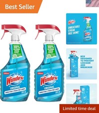 Eco-Friendly Glass and Window Cleaner - Streak-Free Shine, 23 Fl Oz Pack of 2 