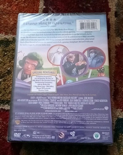 Willy Wonka & the Chocolate Factory - DVD By Gene Wilder - NEW - Picture 2 of 2