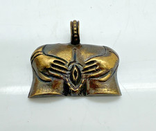 Antikes erotisches Amulett aus Bronze Medaillon antiker r&ouml;mischer Stil handgefer