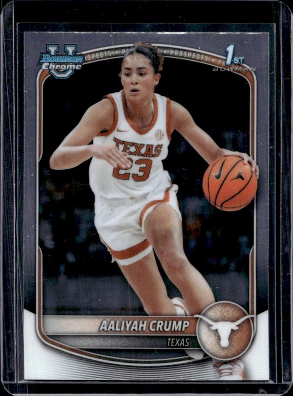 2025-26 Bowman Aaliyah Crump Chrome 1st Prospect #BCP-33 Longhorns