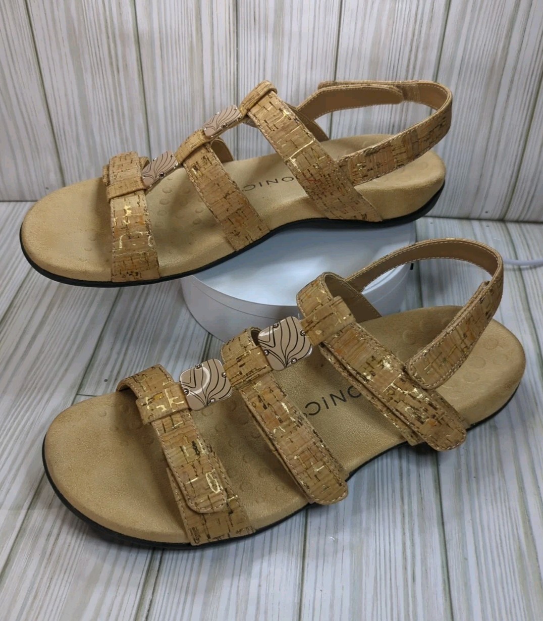 Vionic Amber Adjustable Sandals size 9 Podiatrist… - image 1