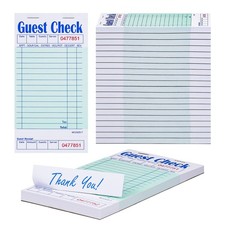 Guest Checks Server Note Pads 1000 Orders Waitress Notepad for Restaurants (2...