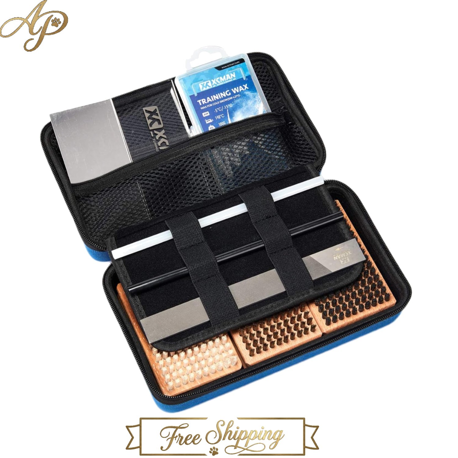 Comprehensive Ski & Snowboard Waxing & Tuning Kit - Travel-Friendly Design