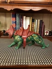 Vintage Battle Cat Figure He Man MOTU Complete W/ Armor Mattel 1981 Read