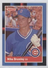 1988 Donruss Mike Brumley (Solid Blue Upper Right Corner) #609 to3