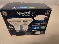 GE Reveal HD LED PAR30 Light Bulbs Adjustable Beam Spot/Flood 2 Pack
