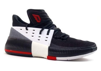 Shoes basketball Men Adidas Dame Lillard 3 BB8269 Black-Red-White