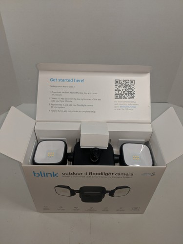 Amazon Blink Outdoor 4 Floodlight Camera Security Camera In Box! - Picture 3 of 10