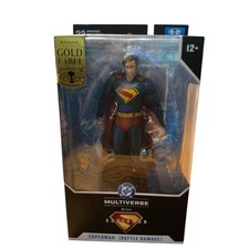 McFarlane Gold Label DC Multiverse Superman Battle Damage Action  figure