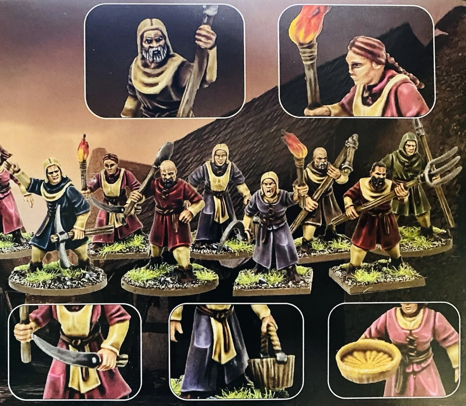 Forgotten World Northmen Folk Rabble • Nuevo • 1 Sprue • 6 Minis • Juegos Fireforge Foto 3 de 4