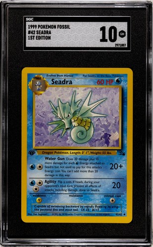 Seadra (1st Edition) graded SGC 10 for sale on eBay