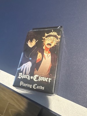 Black Clover Anime Asta Yuno Group Playing Cards One Deck Official Licensed