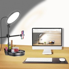 Zoom Lighting for Computer, Adjustable Desk Lighting for Video Callst,55W Dim...