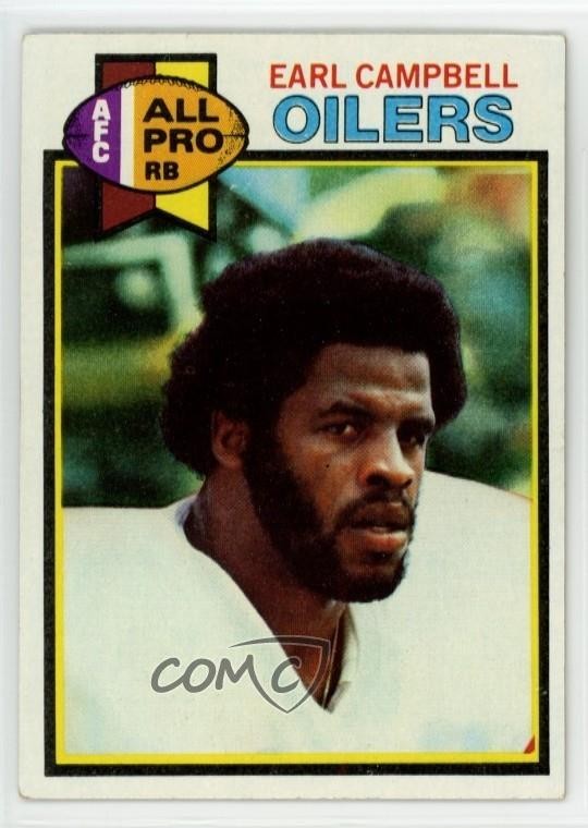 1979 Topps Earl Campbell #390 Rookie RC HOF 5w0