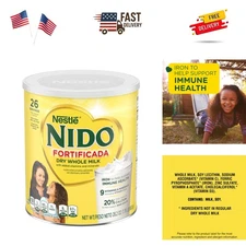 Fortified Dry Whole Milk Powder – 28.2 oz Canister with Essential Nutrients