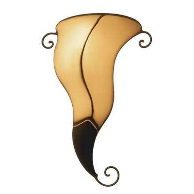 Lampe Murale Africaine Orientale En Cuir Du Maroc - Photo 1/4
