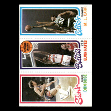 M.L. Carr/Elvin Hayes/Don Buse #35/242/190 1980 Topps Basketball Card NBA NM