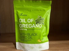 VivoNu Oil of Oregano Capsules | 6000mg Oil of Oregano with Black Seed Oil
