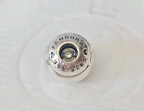 Genuine Silver Pandora Open Cuff Bangle Charm Bracelet Size 2 17.5cm S925 ALE - Picture 6 of 10