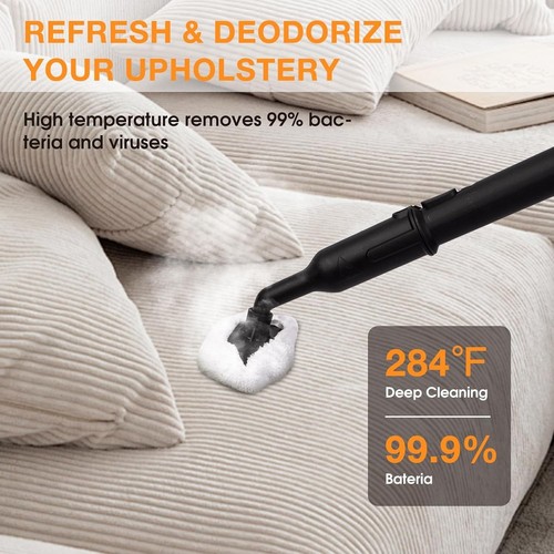 Powerful Portable Steam Cleaner–Chemical-Free,3 Modes for Home & Car Detailing - Picture 3 of 7
