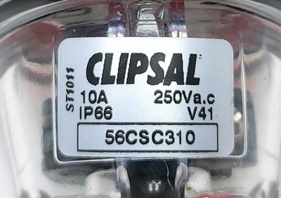 Clipsal 56CSC310 Wasserdichter Industrieller Stromstecker ST1011 IP66