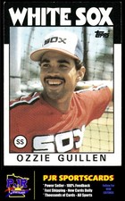 Ozzie Guillen 1986 Topps #254 Chicago White Sox Rookie