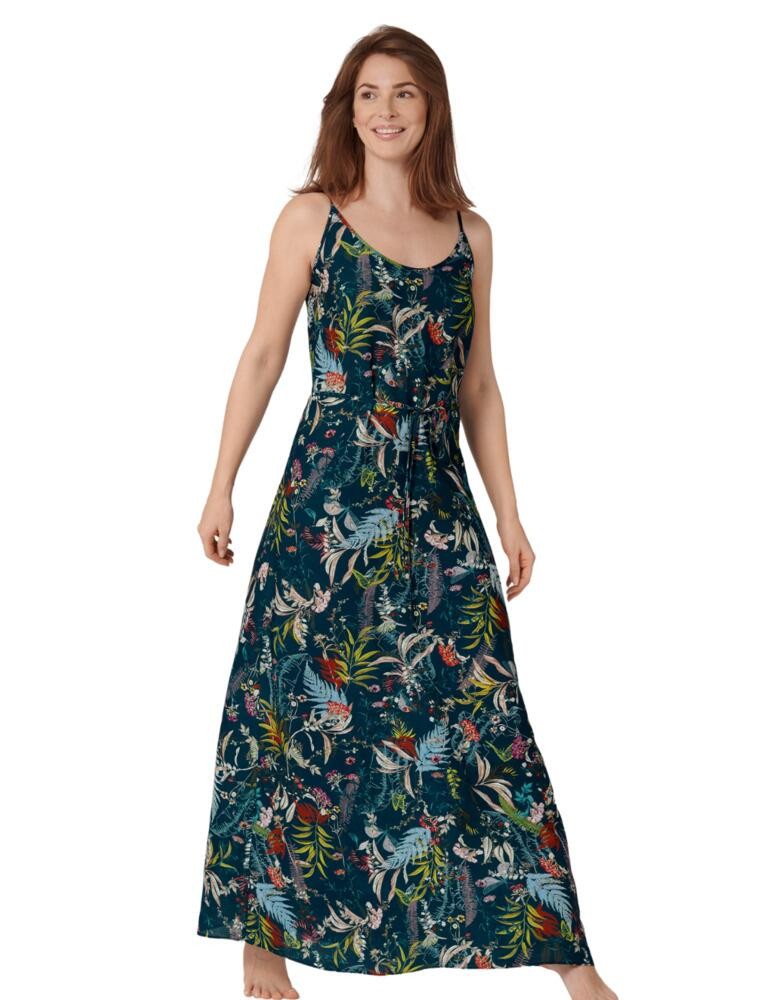 Triumph Botanical Leaf Beach Maxi Dress 10207930 Womens Beachwear Cover Up