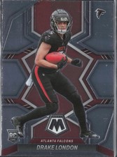 2022 Panini Mosaic Drake London Rookie Card RC Atlanta Falcons. rookie card picture