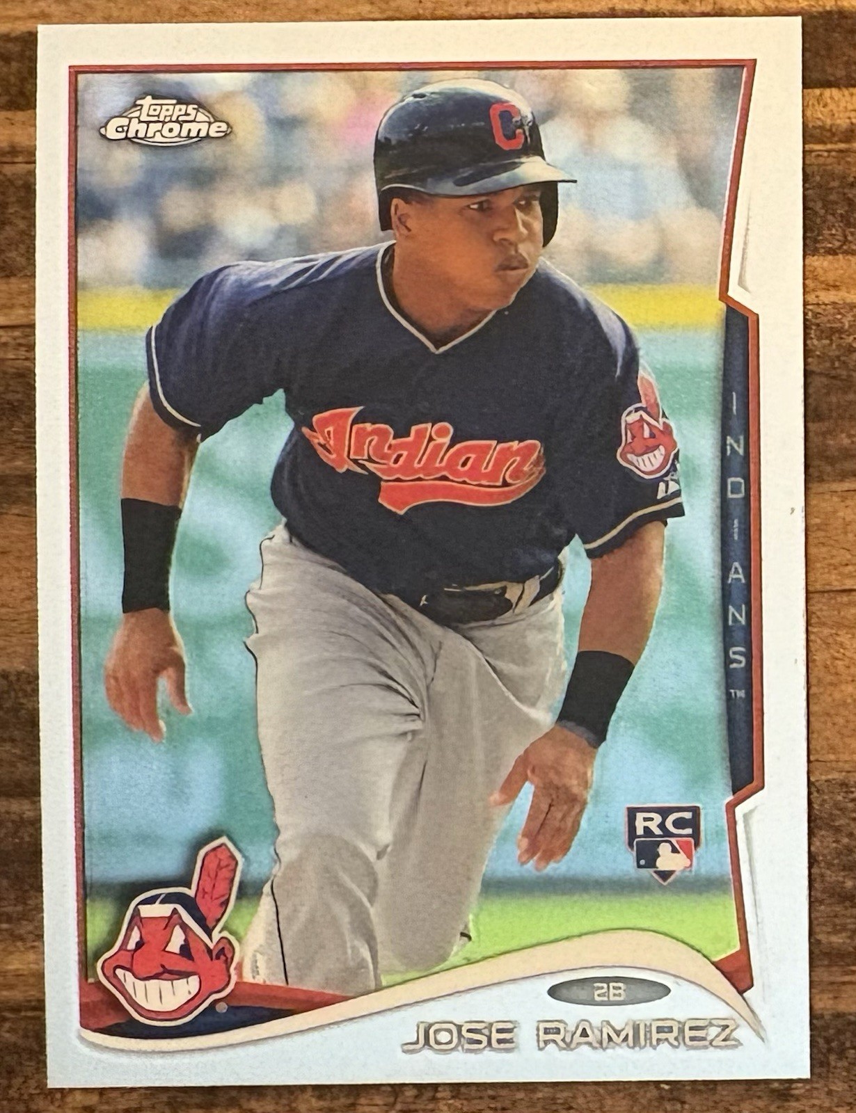 2014 Topps Chrome - Jose Ramirez #45 Rookie Card(RC),Cleveland Indians