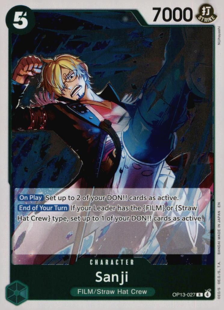 Carrying On His Will #OP13-027 Sanji