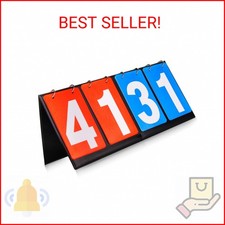 HRLORKC Scoreboard Score Keeper Score Flipper for Basketball Tennis Sports