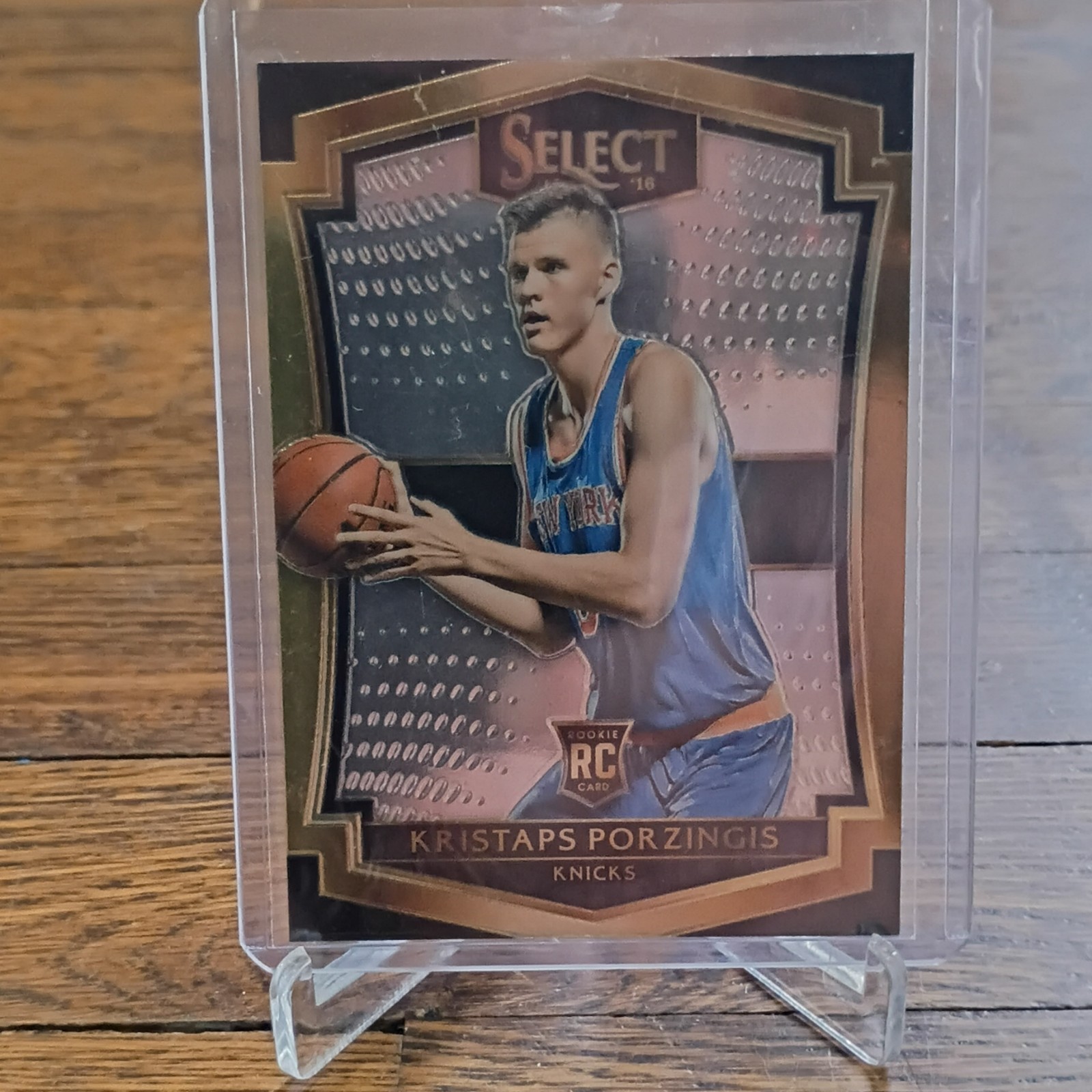 Panini Select 2015-16 Kristaps Porzingis RC #196 New York Knicks Basketball
