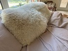 Vintage alpaca Rug 30 x 48 in Rectangle 4 in Pile Solid neutral light — photo 2