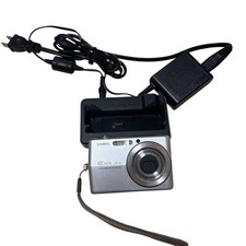 Casio EXILIM EX-Z700 Digital Camera Used Tested Silver From Japan