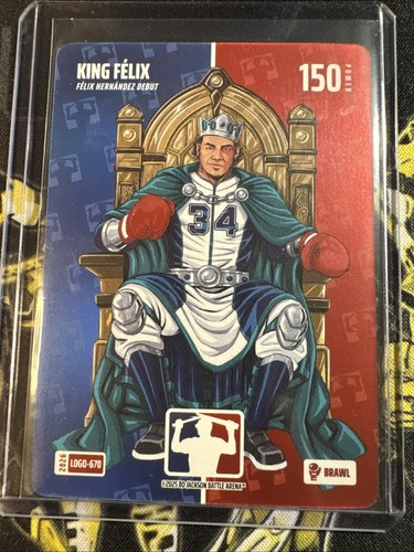 Bo Jackson Battle Arena King Felix Logofoil Felix Hernandez Debut LOGO-670🔥🔥