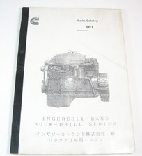 Cummins 6bt Disel Engine For Ingersoll Rand Rock Drill Series Parts Manual Book