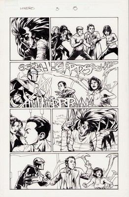 LONERS #3 Pg. 15 - INTERIOR PAGE - KARL MOLINE 2007