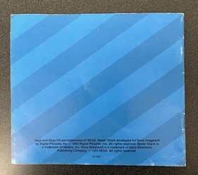Sewer Shark Sega CD Instruction Manual Booklet ONLY