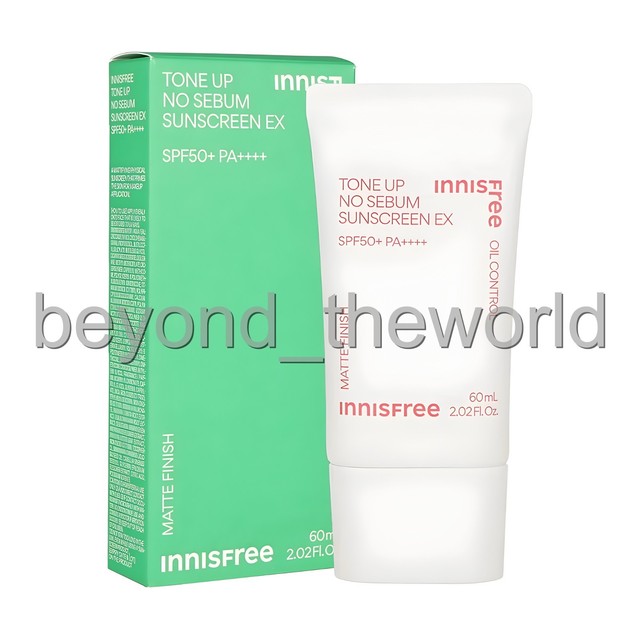 innisfree Tone Up No Sebum Sunscreen SPF 50+ PA++++ EX 60ml