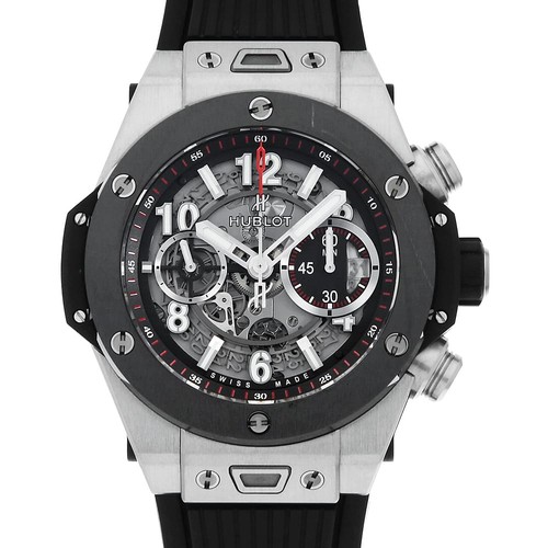 HUBLOT Big Bang Unico Titanium Ceramic 411.NM.1170.RX second h...