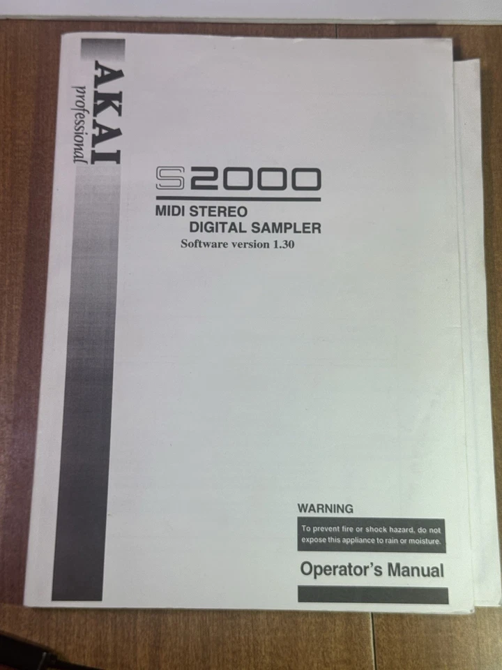 Vintage Akai S 2000 Midii Stereo Digital Sampler. - Image 4 of 4