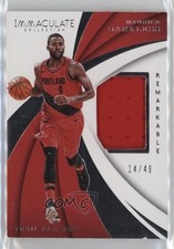 2017-18 Panini Immaculate Remarkable Memorabilia 14/49 Maurice Harkless 14tz