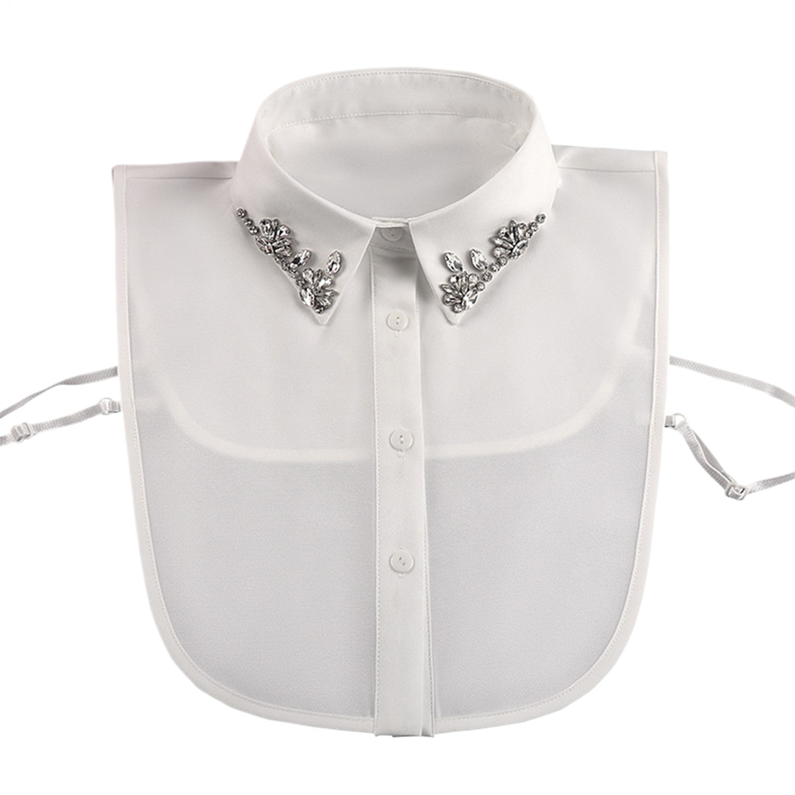 1pc Rhinestone Detachable Collar Rhinestone Fake Collar Faux Collar for Women